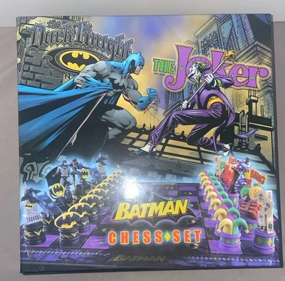 The Dark Knight vs. Joker Batman DC Collector Chess Set by Noble Collection Mint - Image 1 of 4