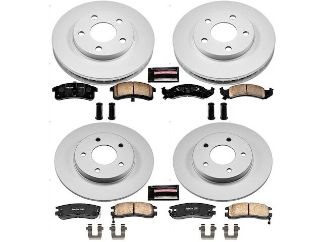 Kit de pastillas de freno y rotor delanteras y traseras 51ZZCZR21 para Oldsmobile Aurora 1995 1996 Foto 1 de 1