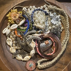 Joyas para Reutilizar Pendientes, Collares, Colgantes, Algunos Usables Lote Mixto 7 - Imagen 1 de 5