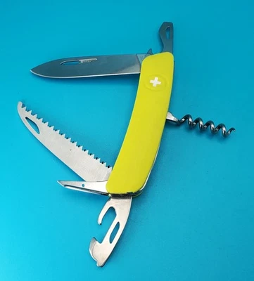 Navaja de Bolsillo Suiza Swiza A18-05 Verde Lima ¡Mango de Tacto Suave! Foto 1 de 4