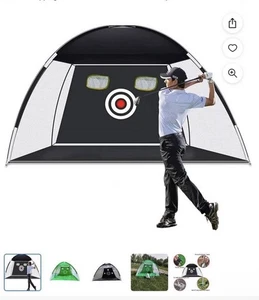 Portable Folding Waterproof Pop Up Net Golf Practice Aid Accuracy Target Tent - Picture 1 of 3