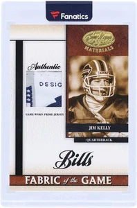 Jim Kelly Buffalo Bills 2008 Blatt zertifizierte Materialien Stoff #FOG-38 #23/25 Karte - Bild 1 von 1