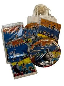 Train Friends New Sealed Birthday Party Plates Napkins Table Cloths Gift Bags - Picture 1 of 10