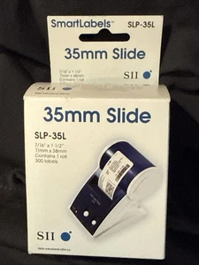 Seiko Etichette diapositive autoadesive 35 mm, 7/16 x 1-1/2, bianco, 300/scatola - Foto 1 di 6