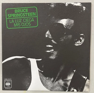 Bruce Springsteen 1977 Blinded By The Light Spain 7-Inch Picture Sleeve Single - Image 1 of 3