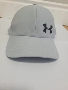 Under Armour Hat Mens MEDIUM/LARGE Gray Vent UA Classic Fit ISO Chill - Picture 1 of 4