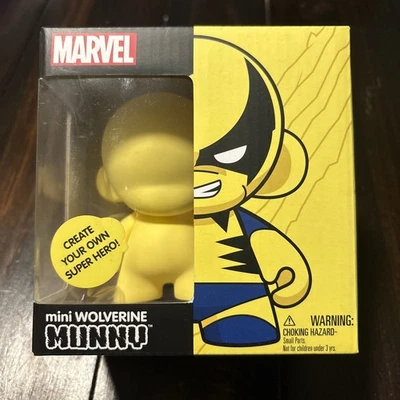 Kidrobot Marvel Mini Munny Wolverine Figura Hágalo Usted Mismo Superhéroe Vinilo Nuevo en Caja Foto 1 de 4