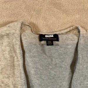 Brooks Brothers Cardigan Maglione Uomo XXL Bottoni Cotone Pettinato Nonno Grigio - Foto 1 di 7