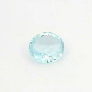 0.80Cts - NATURAL AAA GRADE BLUE AQUAMARINE BRAZIL OVAL CUT LOOSE GEMSTONES - Picture 1 of 4