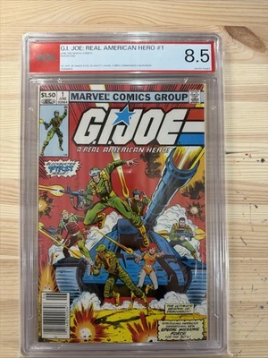 G.I. Joe, A Real American Hero #1 PSA 8.5 NEWSSTAND EDITION WHITE PAGES 1982 - Image 1 of 3