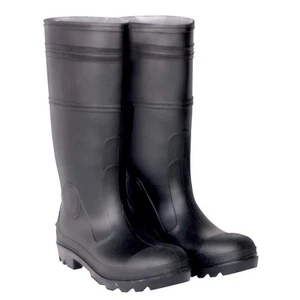 Mens - Soft Toe CLC Rain Wear R23013 Over The Sock Black PVC Boot, Size 13, B... - Picture 1 of 1