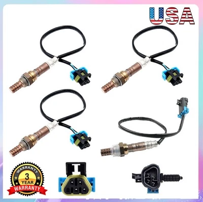Sensor de O2 4 piezas para Chevrolet Avalanche 2500 Silverado 2500 HD 8,1 L V8 2003-2006 Foto 1 de 4