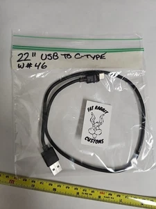 Cable tipo usb a c marca quadlock 22" - Imagen 1 de 2