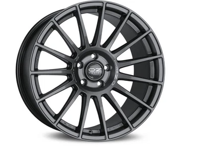 Cerchio in Lega OZ Superturismo Dakar 9,5x21 ET55 5x130 Matt Graphite Silver - Imagen 1 de 2