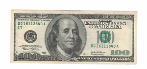 USA $100 Dollars Bill 2003 " G-7 Chicago " VF - XF. (#1432) - Picture 1 of 2