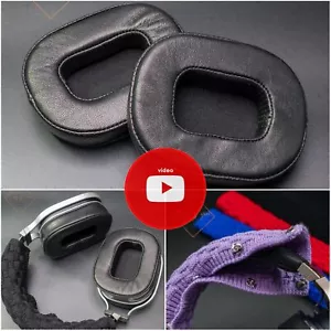 Lambskin Real Leather Ear Pads Foam Cushion For OPPO PM1 PM2 Headphone Sheepskin - Picture 1 of 24