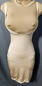 Shaper Full Slip Underbust  Bodycon XL Bodysuit Hook And Eye Crotch - Picture 1 of 11