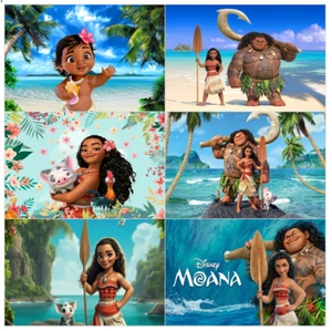 juego de 6 Moana, imágenes comestibles, elegir talla, arroz krispies, galletas, elegir talla - Imagen 1 de 3