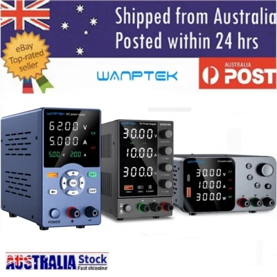 DC 0-30V 60V 120V 0-3/5/10A Adjustable Lab Power Supply Variable Bench Switching - image 1 of 4