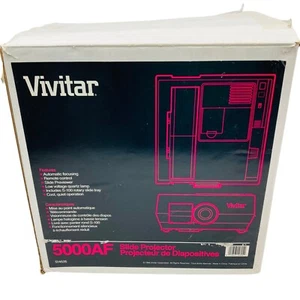 Vivitar 5000AF Auto Focus Slide Projector With Remote Control *Read Description - Picture 1 of 3