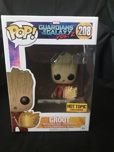 NIB - Funko Pop!  - GOTG2 - BABY GROOT #208 - Hot Topic Exclusive - Picture 1 of 7