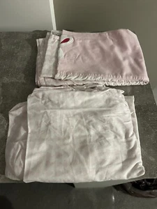 COT FITTED SHEET PATTERNED 100% cotton BED COVER , 1 Non Fitted Pink With Bunny - Picture 1 of 2