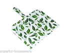 Superio Heavy Duty Green and White Leaf Design Dustpan, for Home, Kitchen, etc.