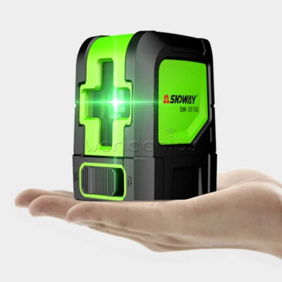 Cross Line Laser Level DIY Laser Level Self Leveling Green/Red Beam measure - Image 1 of 4