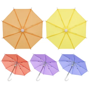 5 Pcs Miniature Umbrella for Crafts Colorful Umbrellas Decoration Travel - Picture 1 of 12
