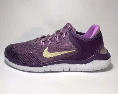 Nike Free RN Zapatos para Correr Niñas Talla 6Y (GS) Violeta Polvo/Dorado Estrella AH3457500 Foto 1 de 4
