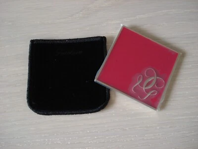 Miroir de sac GUERLAIN (6x6cm) + pochette - Photo 1/4