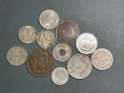 Assorted 11 Middle East Country Coins Lot Some High Value