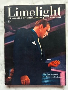Vintage 1955 LIMELIGHT MAGAZINE - Marlon Brando - First Issue - Foto 1 di 4
