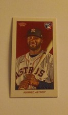 2020 Topps T206 Mini Series 4 SP Yordan Alvarez RC Houston Astros PR~3416