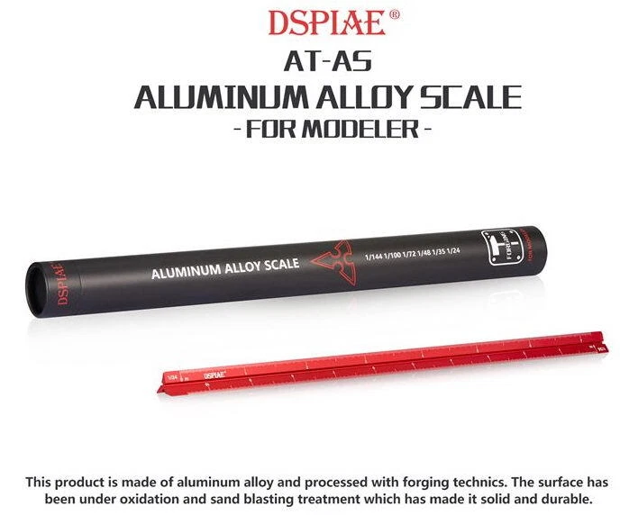 Aluminum Alloy Scale for Modellers (1/144, 1/100, 1/72, 1/48, 1/35, 1/24) - Image 1 of 1