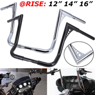 12 14 16" 18" Rise Ape Hangers HandleBar For Harley Touring Electra Street Glide - Image 1 of 4