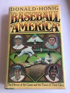 Baseball America by Donald Honig Hardcover Book - Heroes of the Game 1985 - Picture 1 of 7