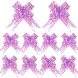 20 Pcs 6.7in Organza Pull Bows for Gift Wrapping Mixed Colors for Decorations - Picture 1 of 7