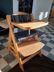 hauck hochstuhl alpha plus,5 Punkt Gurt,schrittgurt,mitwachsender Hochstuhl, - Bild 1 von 11