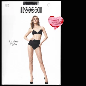 Wolford Kaylee Tights • S • black ... Netzstrumpfhose, nahtloses Höschenteil - Bild 1 von 6