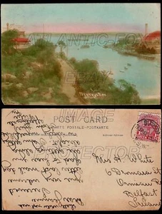 1912 NEUTRAL BAY, Sydney Australia. Real Photo postcard hand tinted, used to IRE - Picture 1 of 1