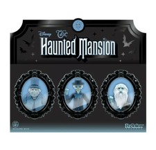 Disney HAUNTED MANSION Hitchhiking Ghosts 3-Pack FIGURES Super7 SDCC 20 ReAction