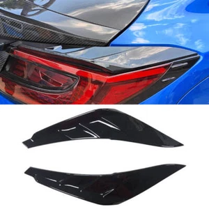 Rear Tail Light Eyebrow Cover Trim Gloss Black For Subaru BRZ Toyota GR86 22-23 - Picture 1 of 10