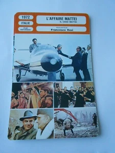 Fiche Cinéma L'affaire Mattei Il caso Mattei Francesco Rosi Peter Baldwin - Picture 1 of 1