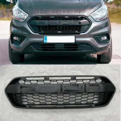 Grille de calandre avant pour Ford Transit Custom Raptor Style 2018-2023 Noir - Photo 1/4