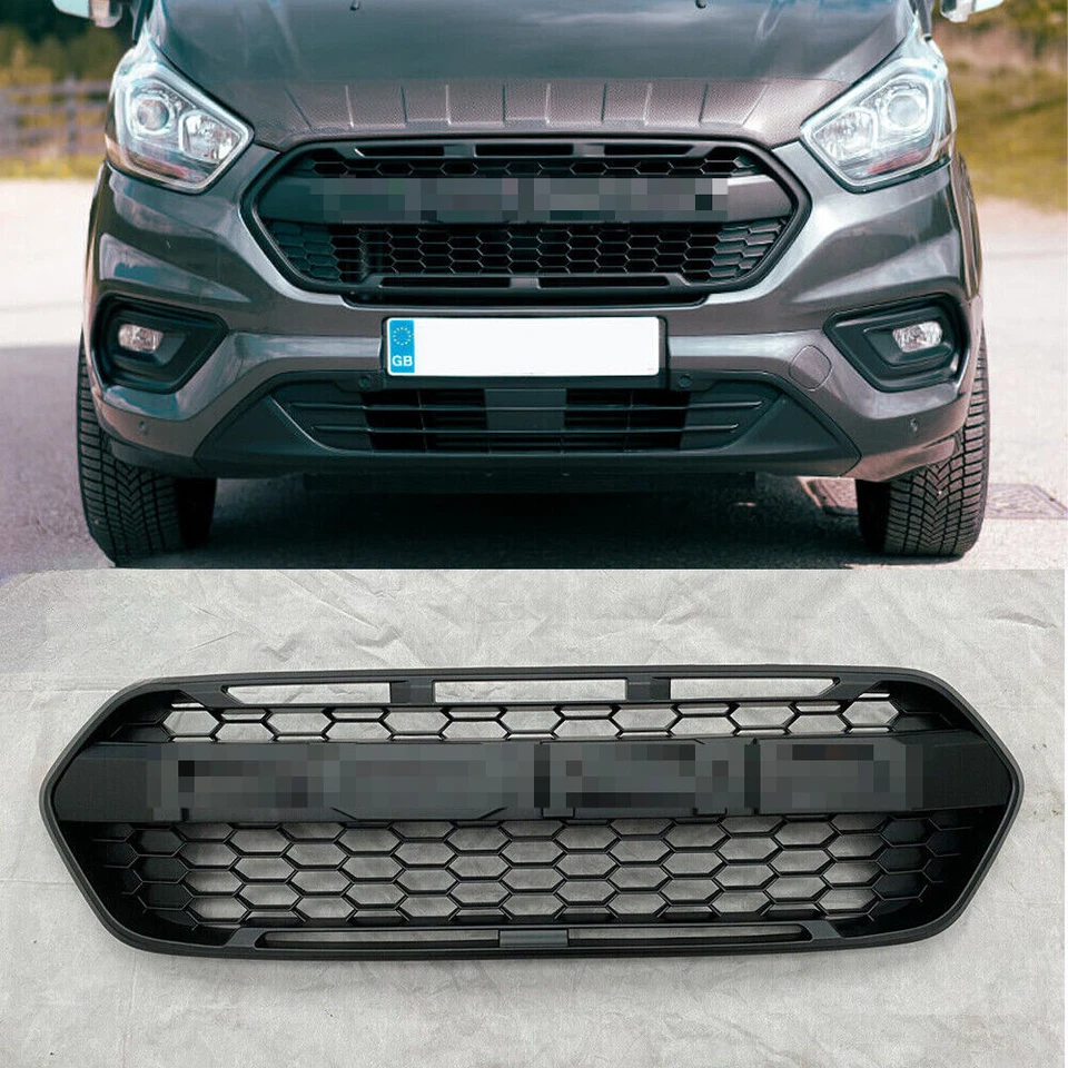 Grille de calandre avant pour Ford Transit Custom Raptor Style 2018-2023 Noir