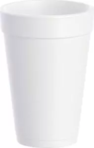 DART White Foam Cups 16 Oz 25 Cups - Picture 1 of 7