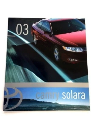2003 Toyota Camry Solara Original Dealer Sales Brochure Catalog Foto 1 de 3