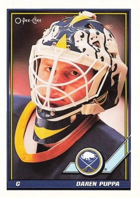 1991 O-Pee-Chee #333 Daren Puppa Buffalo Sabres - Image 1 of 2