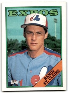1988 Topps Baseball Card Randy St. Claire Montreal Expos #279